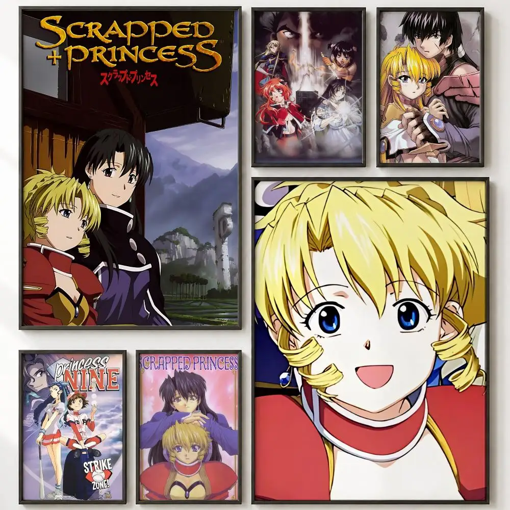 Anime Scrapped Princess Poster HD poster wall art self-stick no-residue for home cafe office great gift