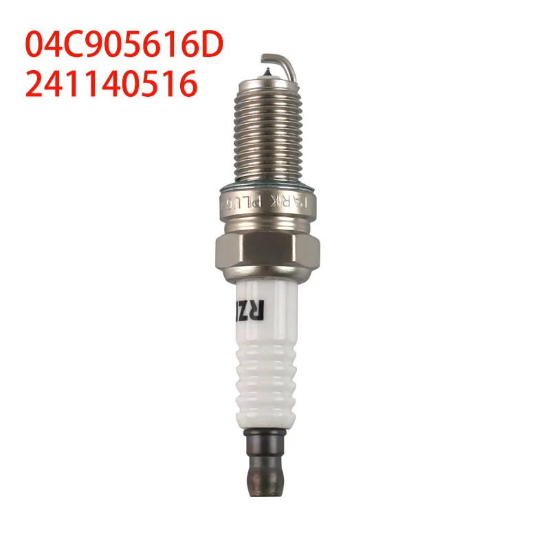 RZD Iridium Spark Plug 04C905616D 241140516 for VW Golf Jetta Polo Vento Seat Ibiza Leon Arona Toledo Skoda Citigo Fabia Yeti
