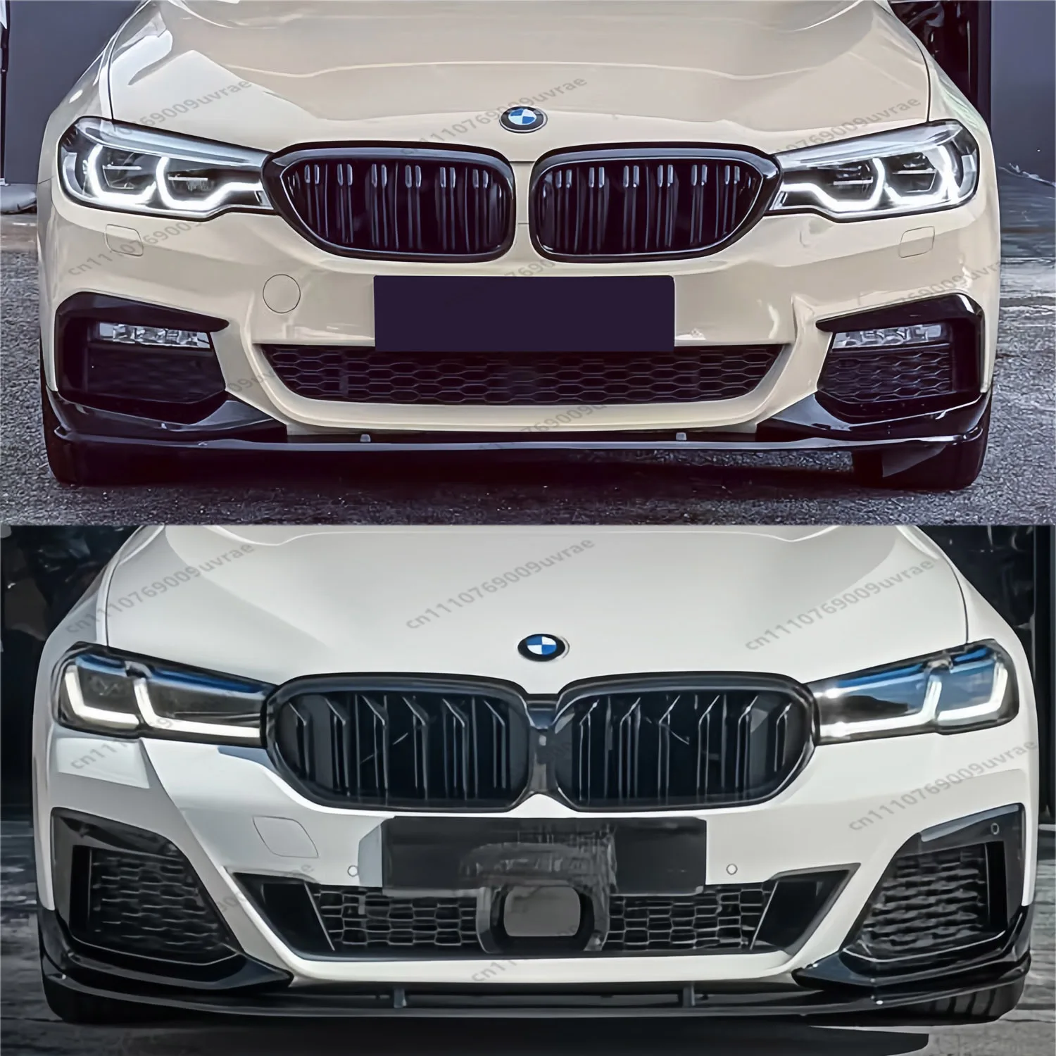 

Спойлер-диффузор MP Style Gloss Black для переднего бампера BMW G30 G31 530i 530d 530e 540i M550i M Sport 2017-2023