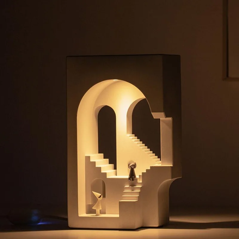 Monument Valley Night Light, Creative Atmosphere Desk Lamp