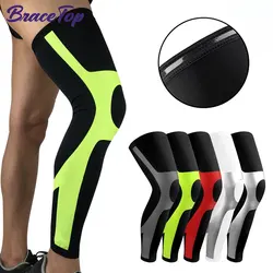 1 PCS Volle Bein Kompression Hülse Knie Pads Radfahren Beinlinge Lange Bein Ärmel Radfahren Fahrrad MTB Reiten Beinlinge Männer frauen