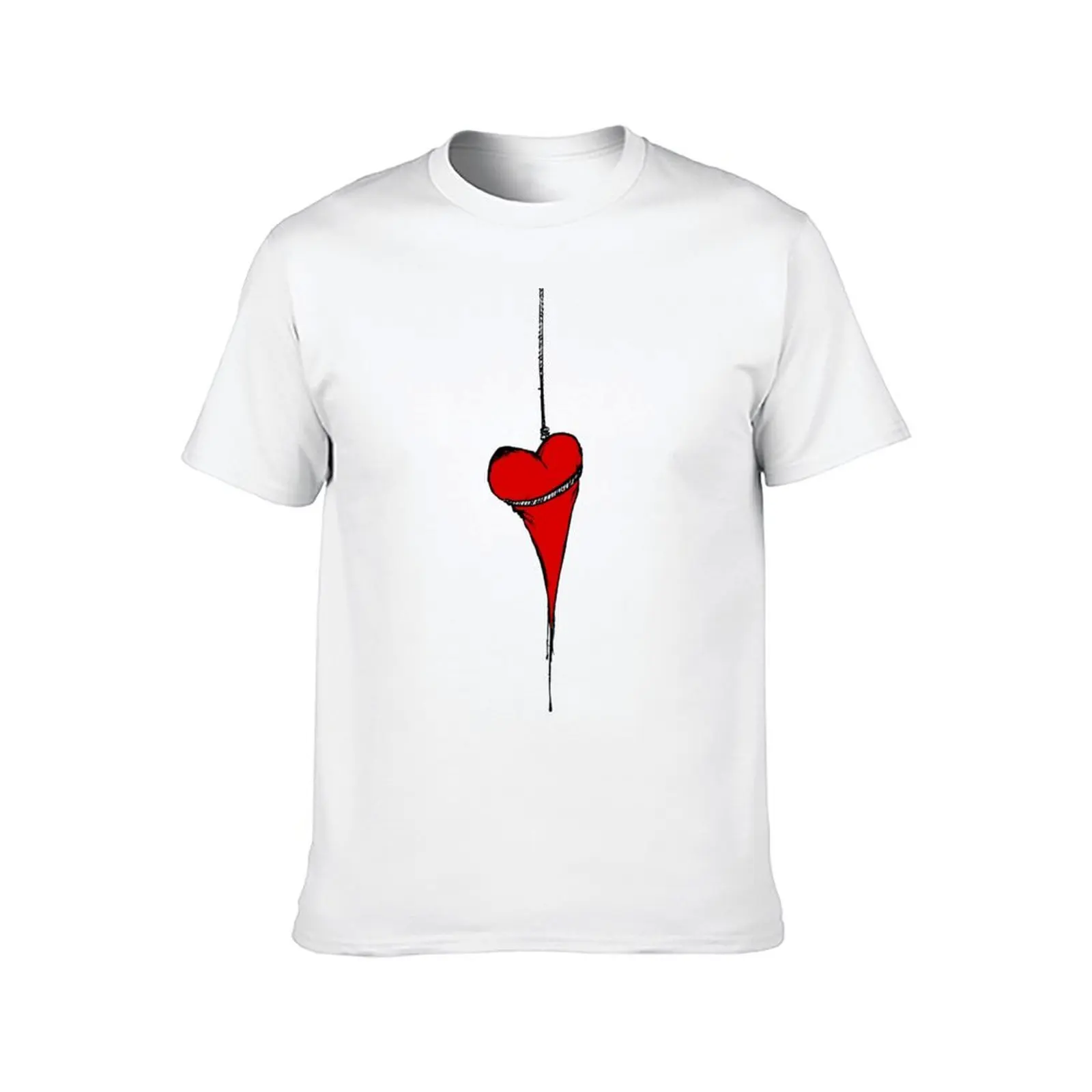 نزيف القلب تي شيرت تي شيرت رجل القطن رجل التي شيرت تي شيرت للرجل الجرافيك خمر تي شيرت #2