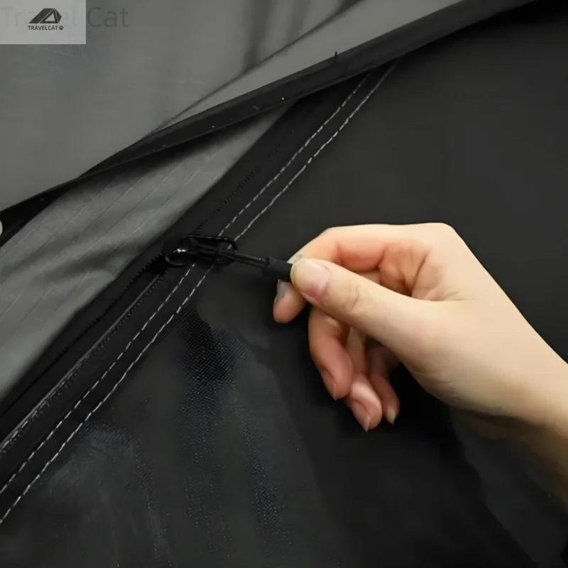 خيمة TravelCat للسيارات 4x4 4WD كبيرة تتسع لـ 4 أشخاص XL على السطح مع فتحة سقف صلبة على السطح #5