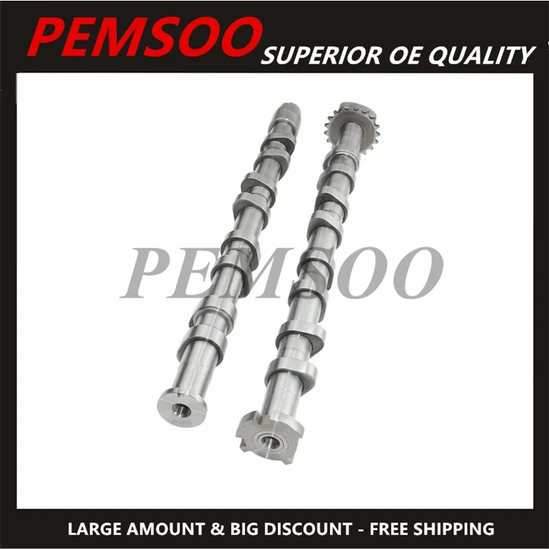 Exhaust Camshaft Set For Audi A3 A4 A6 VW Passat GTI GLI 2.0 TFSI OEM 06F109102B 06F109101B 06F109102J 06F109102E 647292 647293