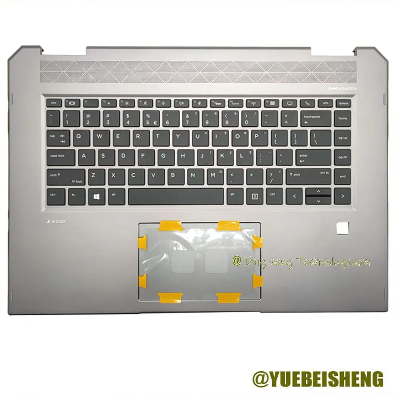 New/Org For HP ZBook Studio X360 G5 palmrest US keyboard upper cover Touchpad Assembly Gray