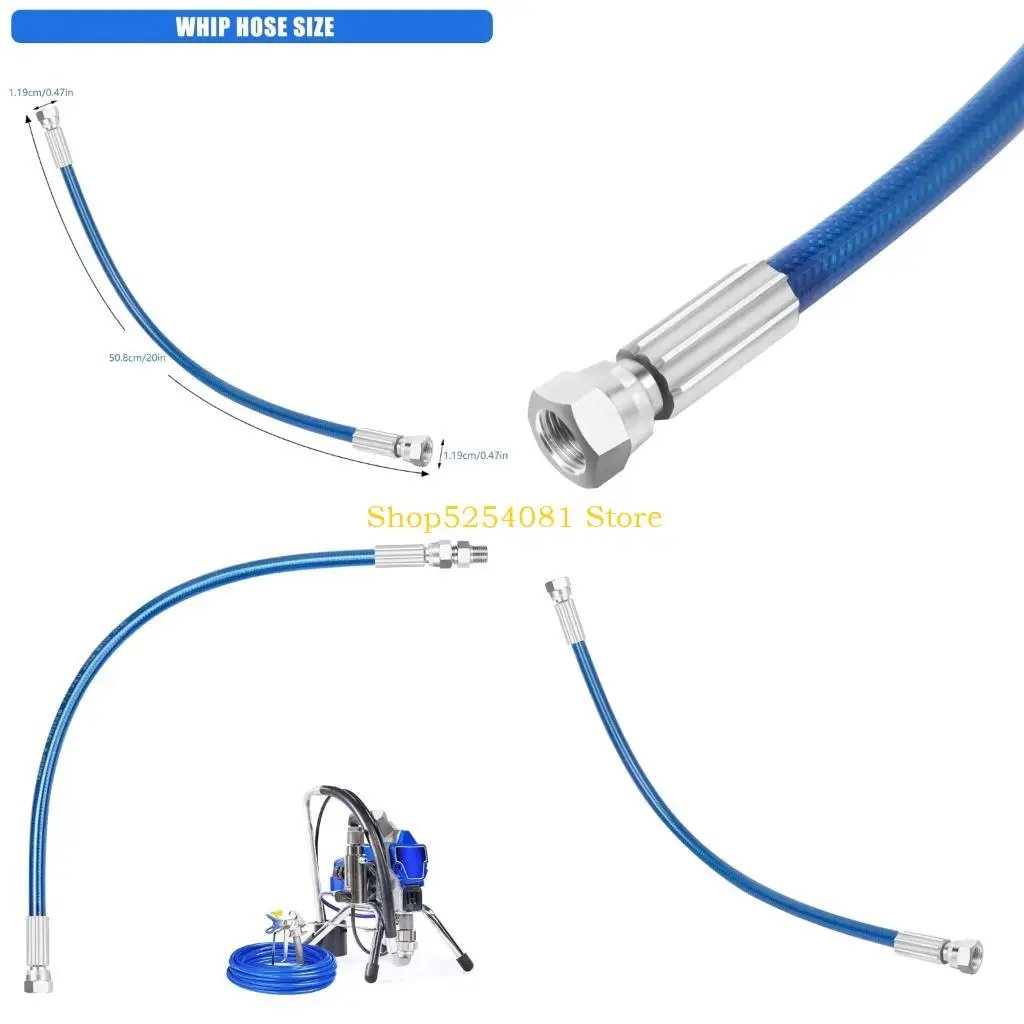

AXYC Industrial Strength Airless Sprayer Hose Compatible for 390 395 490 495 Equipment Corrosion Resistant Steel Build