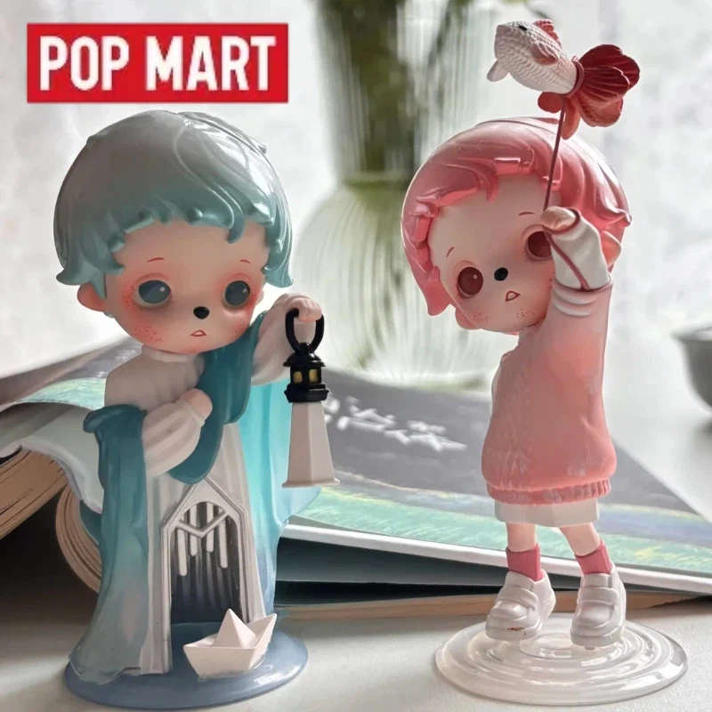 Auf Lager Original POPMART Inosoul Lucid Dreams Serie Blind Box Spielzeug Actionfigur 6-9cm PVC-Modell Ornament Geschenk Lone Wanderer