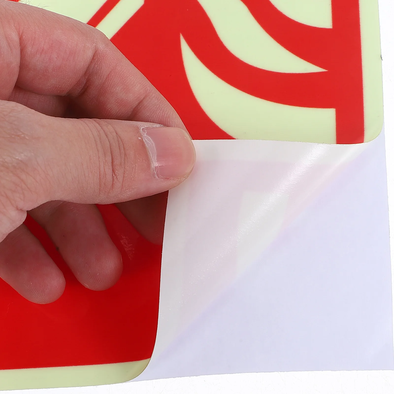 Fire Reporting Phone Number Decal Scratch Resistant Weatherproof High Visibility for Underground Facility Instruction Basement