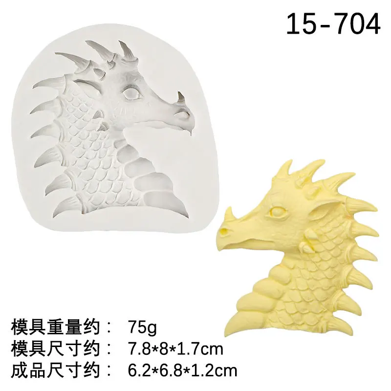 

Dinosaur Egg Silicone Mold DIY Soft Pottery Clay Glue Modeling Tool Chocolate Decorative Mould 15-703