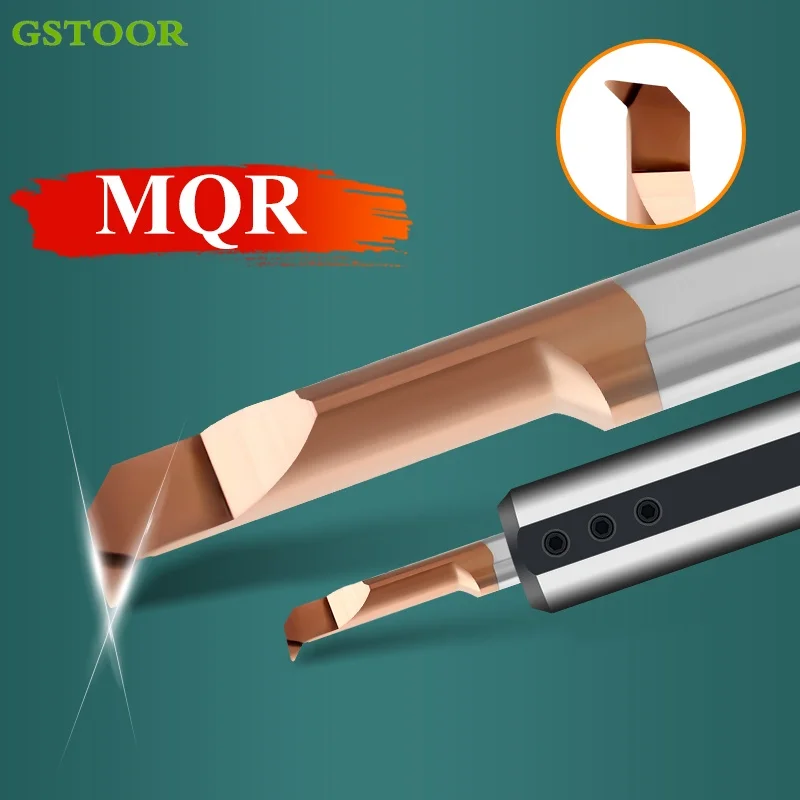 

MQR4/5/6 Boring Cutter Coated Carbide Micro Aperture Internal Lathe Turing Tool Copying Small Hole Hard Alloy Bore Cutting Arbor