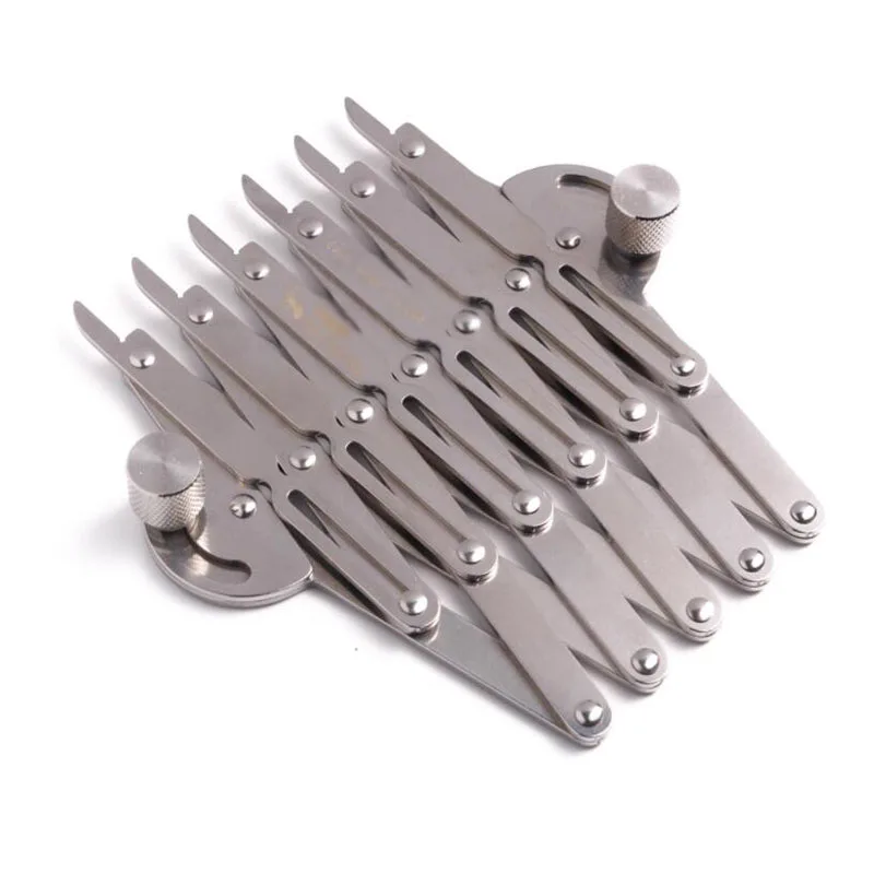 Multifunctional woodworking measuring tool, dovetail marking ruler, stainless steel high-precision layout ruler