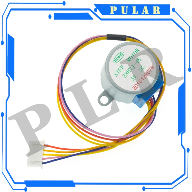 1Pc PLR 28BYJ-48-5V 4 Phase Stepper Motor+ Driver Board ULN2003 Stepper Motor + ULN2003 Driver Board DaiDian