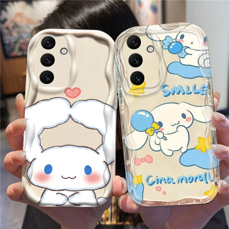 

Sanrio Cinnamoroll Cute Print For Samsung A55 A54 A53 A52 A35 A34 A33 A32 A25 A24 A23 A22 A21S A15 A13 A14 5G Wave Oil TPU