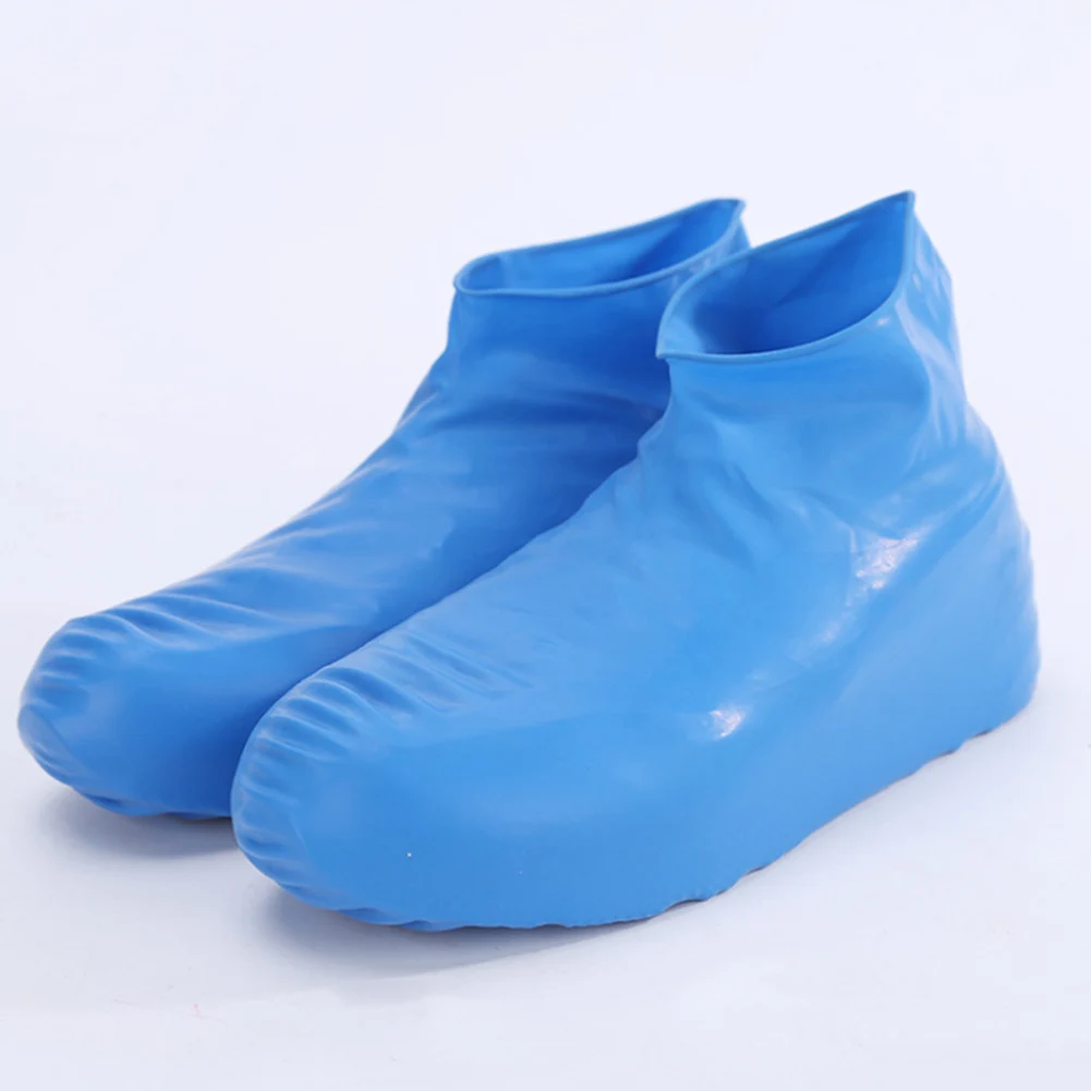 

Latex Waterproof Shoes Covers Slip-resistant Rubber Rain Boots Reusable Shoes Anti-dirty Covers Elastic Foot Cover Women Men