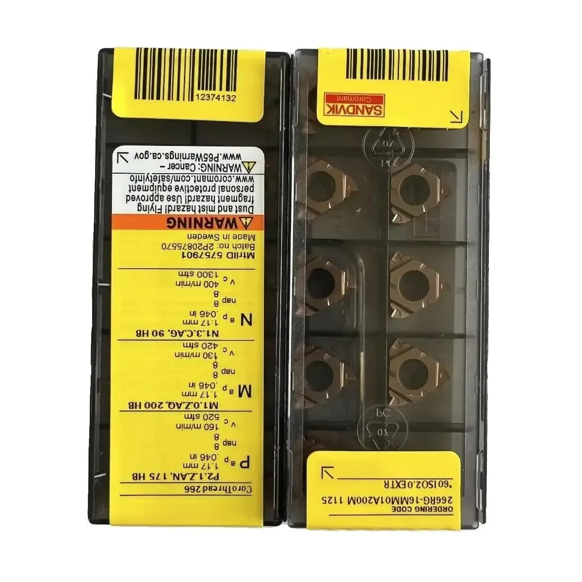 

SANDVIK-Coromant / 266RG-16MM01A200M 1125 / 10 Pcs