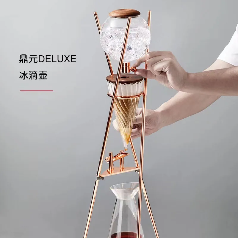 HERO Drip Coffee Maker Espresso  Ice Dripper Pot  Water Machine Glass Filter Tools Manual Cold Brew Coffee Dripper Kettle Teapot