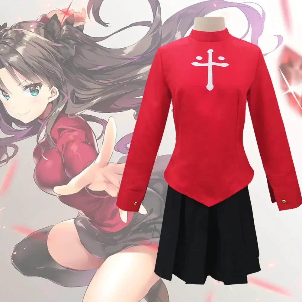 

《Fate/Zero》Cosplay Tohsaka Rin Anime Women Costume