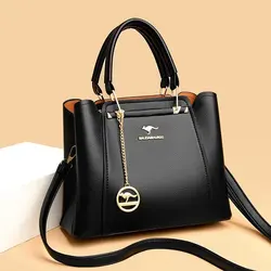 2024 Luxury Women Designer 3 Layers Shoulder Crossbody Sac Ladies Large Capacity Leather Handbags Shopper Brand Messenger Totes