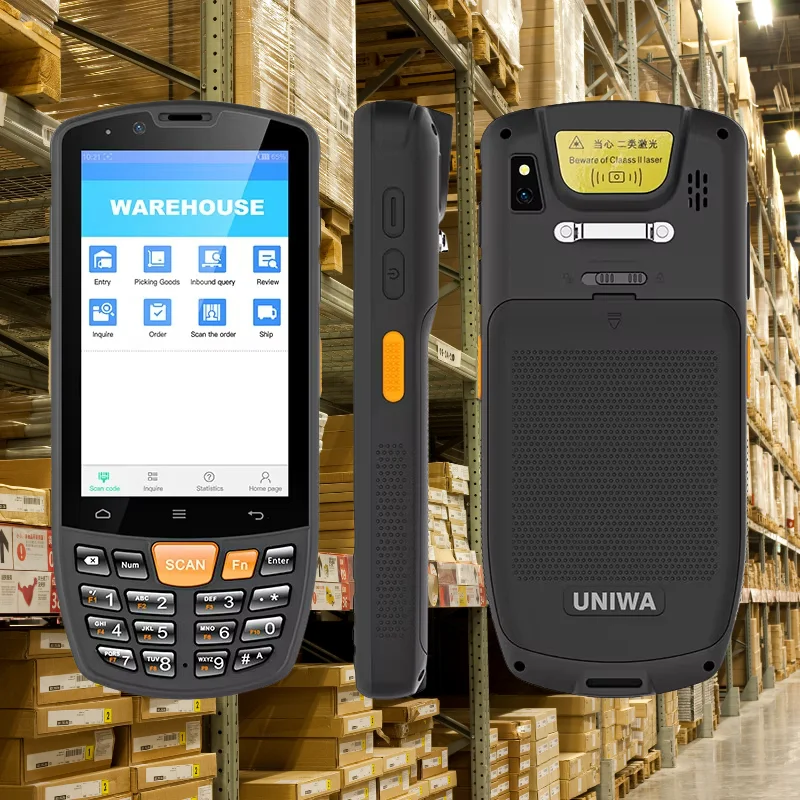 Industrial Rugged PDA Android 12 4 Inch Screen 1D 2D Scanner Data Collector Handheld Terminal PDAS-Scan Code Scanning Stock