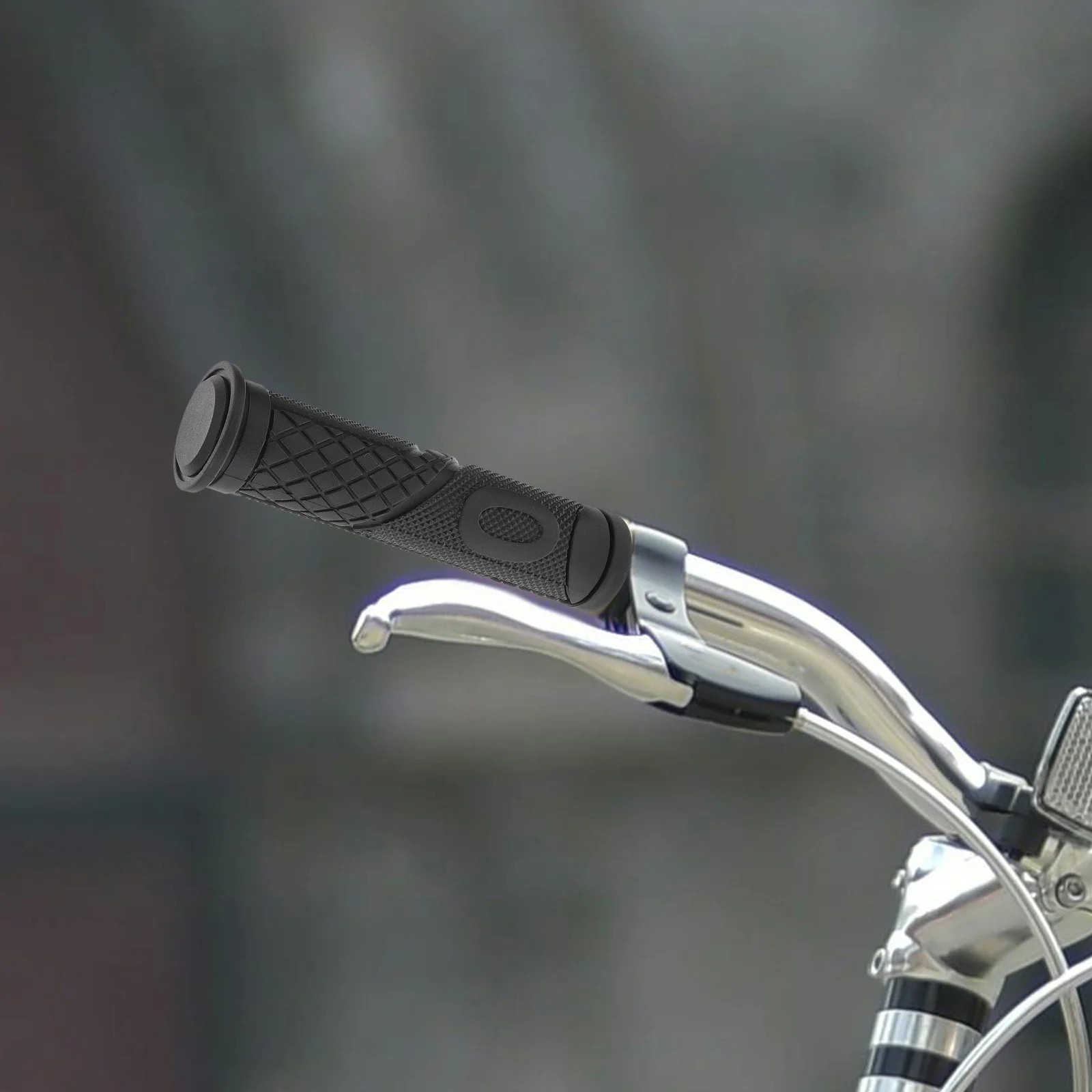 

1Pair Bicycle Handlebar Grips Rubber Comfortable Nonslip Bike Handle Sleeve Mountain Bike Grips for Scooters Motorcycles Cycling