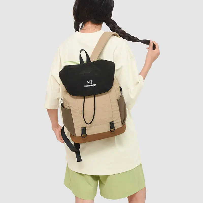 حقيبة كتف خارجية خفيفة الوزن مزدوجة الكتف على ظهره أنيقة وكبيرة السعة حقيبة ركاب حقيبة يد عادية حقيبة كتف #3