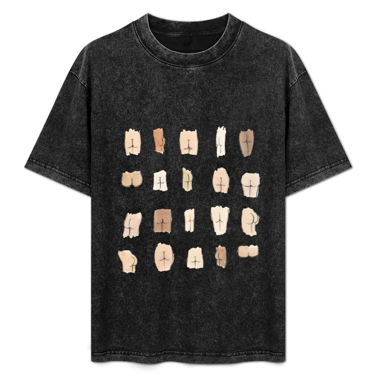 

Butts T-Shirt t shirts for man cotton funny anime t shirts for man t shirts designer cotton tshirt 100% T-Shirt