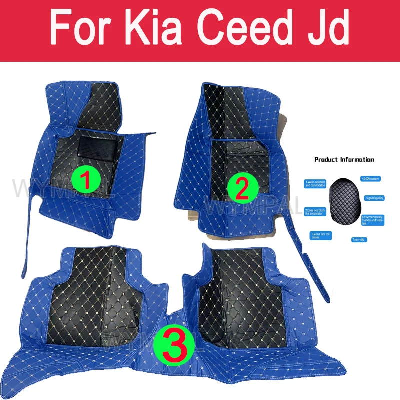 

Car Floor Mat For Kia Ceed Jd 2014 2015 2016 2017 2018 2019 2020 Non-Slip Accessory