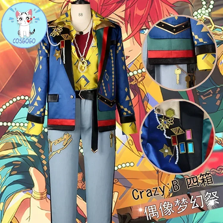 Game Ensemble Stars 2 Crazy:B Amagi Rinne/Oukawa Kohaku/Shiina Niki/HiMERU Cosplay Costume Crazy Anthem Halloween outfits