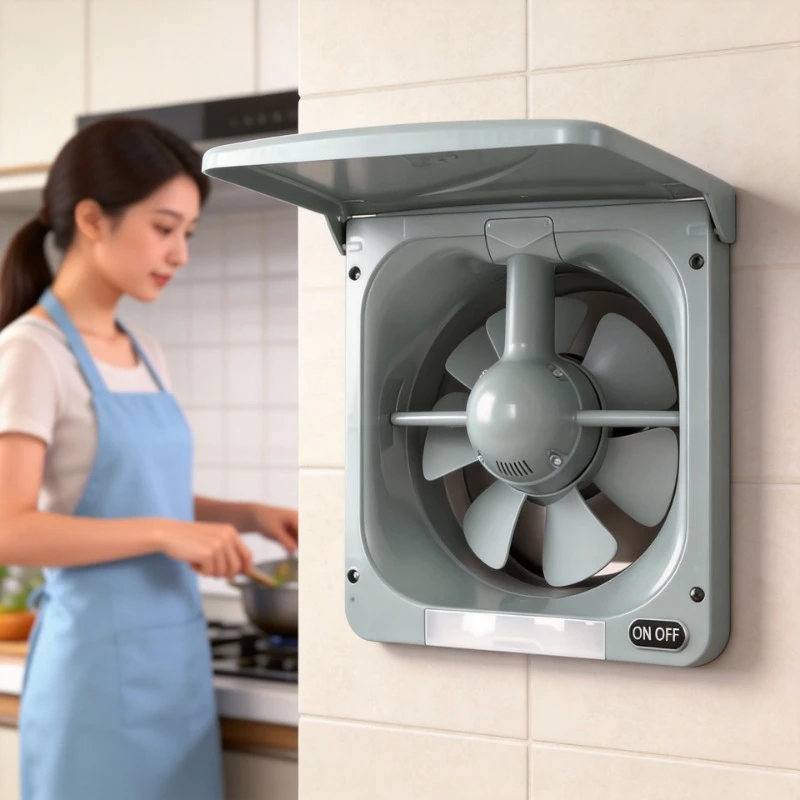 

Window Type Exhaust Fan Easy To Disassemble And Wash Silent Strong Suction Kitchen Fume Ventilation Fan