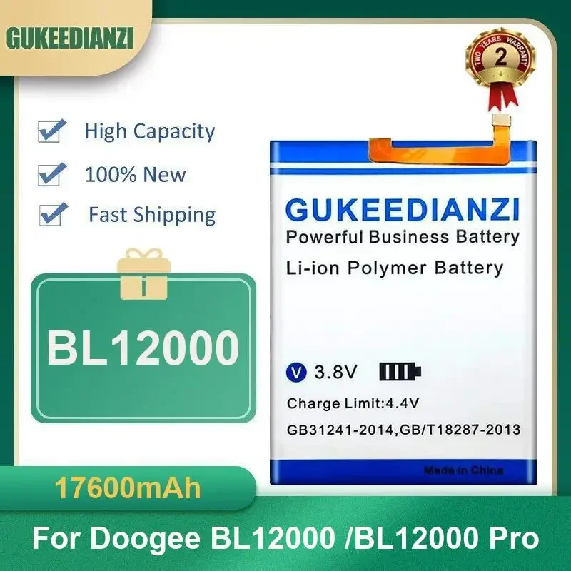 

17600mAh BL12000 Mobile Phone Battery For Doogee BL12000 /BL12000 Pro High Capacity