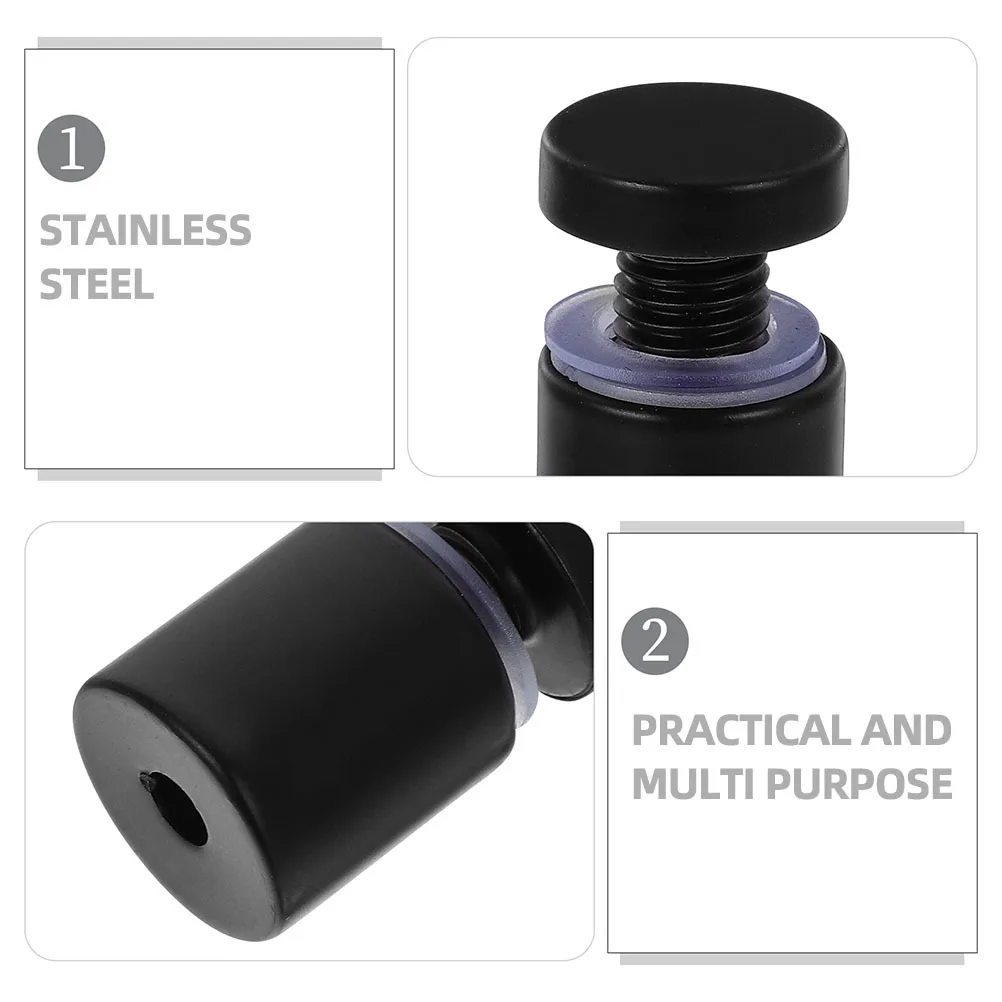 

12Pcs Decorative Nails Rustproof Stainless Steel Wall Mounting Hardwares for Advertising Signs Photo Frames Store Display