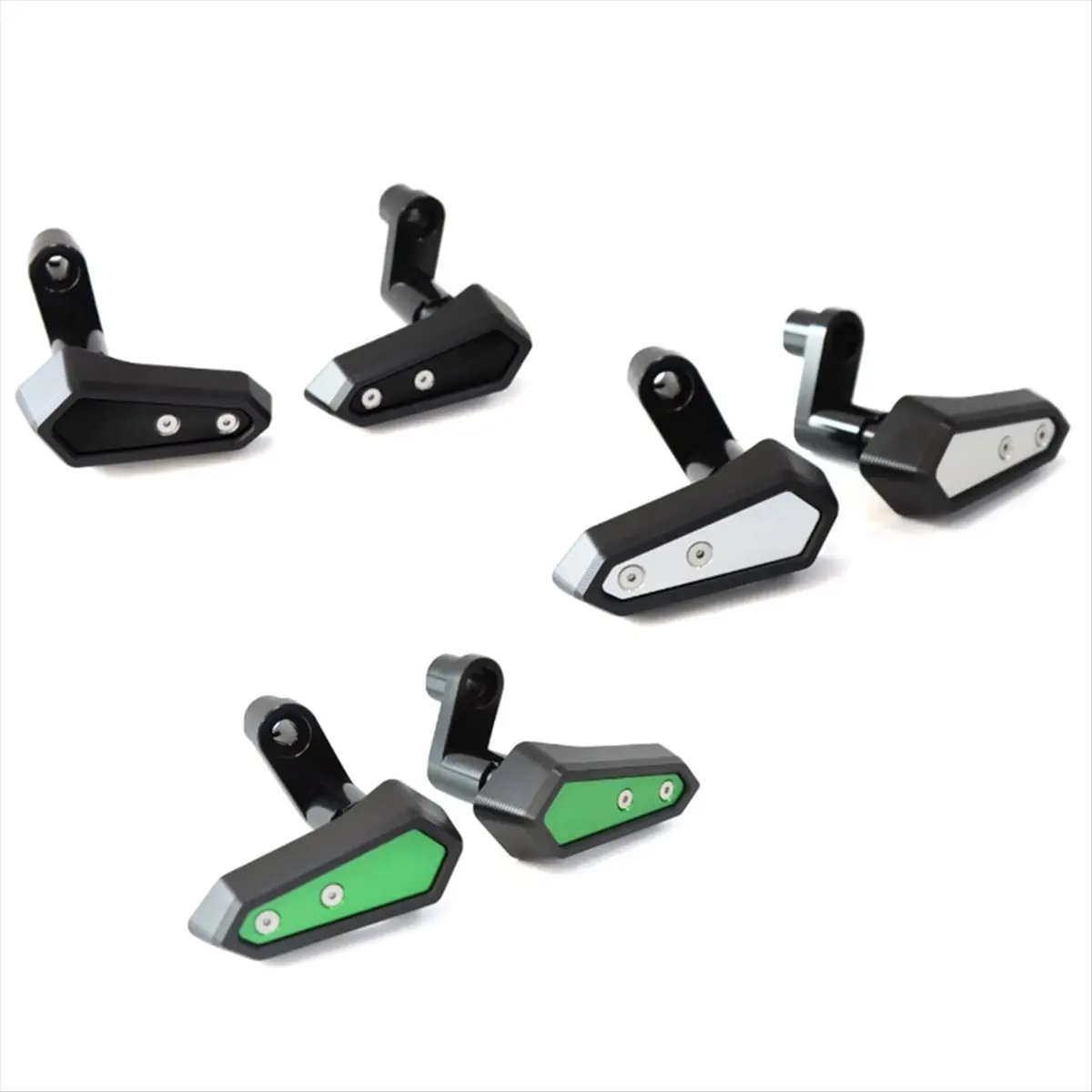 Super Sale Motorcycle Frame Slider Engine Protective Guard Cover Falling Protection for Kawasaki Ninja500 Z500 2024 Black & Gree
