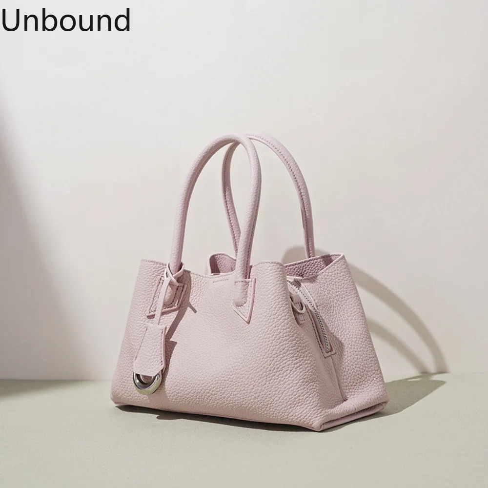 

Hot Genuine Leather Women Top Handle Crossbody Bag Elegant Work Satchel Large Capacity Minimalist Versatile Chic Fashion Purse