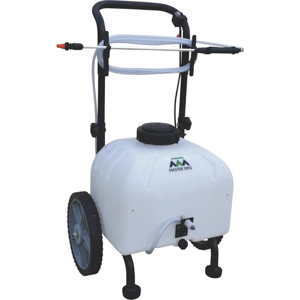 الفناء والحديقة والحديقة - Master Mfg Revolt Lithium-Ion Series 9 جالون بخاخ سحب وسحب - 1.0GPM، 50 بوصة Swath