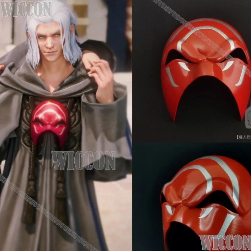 

Emet-Selch Hades Mask Convocation of Fourteen Game FF xiv Cosplay DIY 3D PLA Printed Prop Woman Girls Halloween Navidad Carnaval
