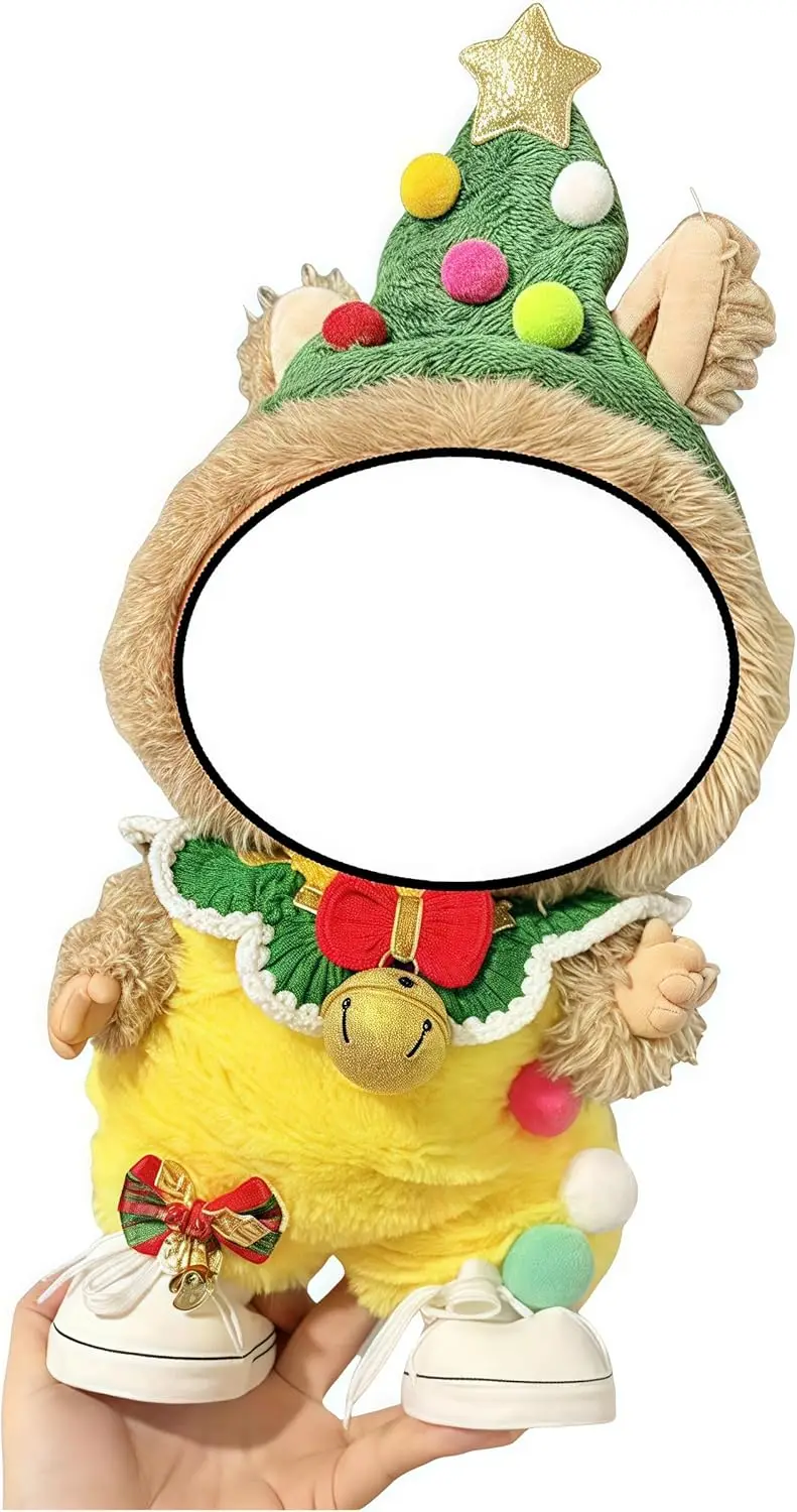 

Clothes for La Bubu Doll(Not Doll), 38CM Big Size La BuBu Dolls Clothes,Handmade Clothes, Suitable for 38CM LBB, Christmas Limit