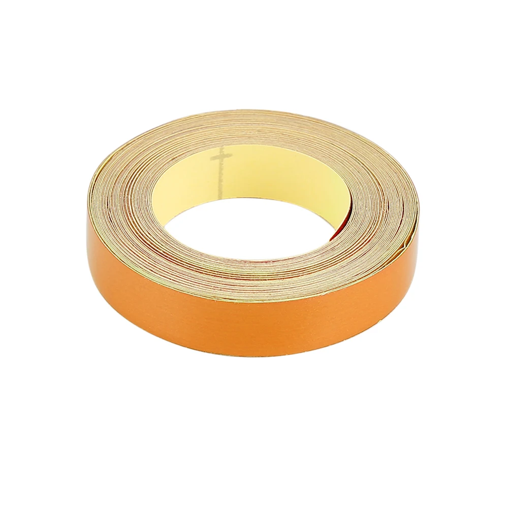 Светоотражающая наклейка размером 5 м x 1 см, светоотражающие флуоресцентные полоски, Украшение колеса, Стайлинг автомобиля