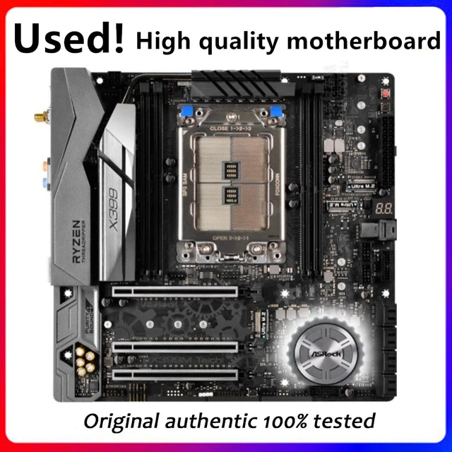 For ASRock X399M Taichi Socket TR4 DDR4 For AMD X399 SATA3 USB3.0 Original Desktop Used