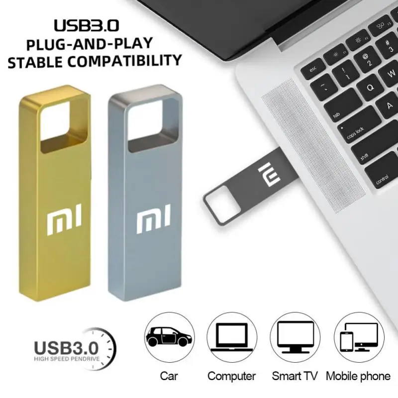 Xiaomi-unidad Flash USB 3,0 de 1TB, Pendrive de Metal de transferencia de alta velocidad, tarjeta de Memoria, resistente al agua, envío gratis