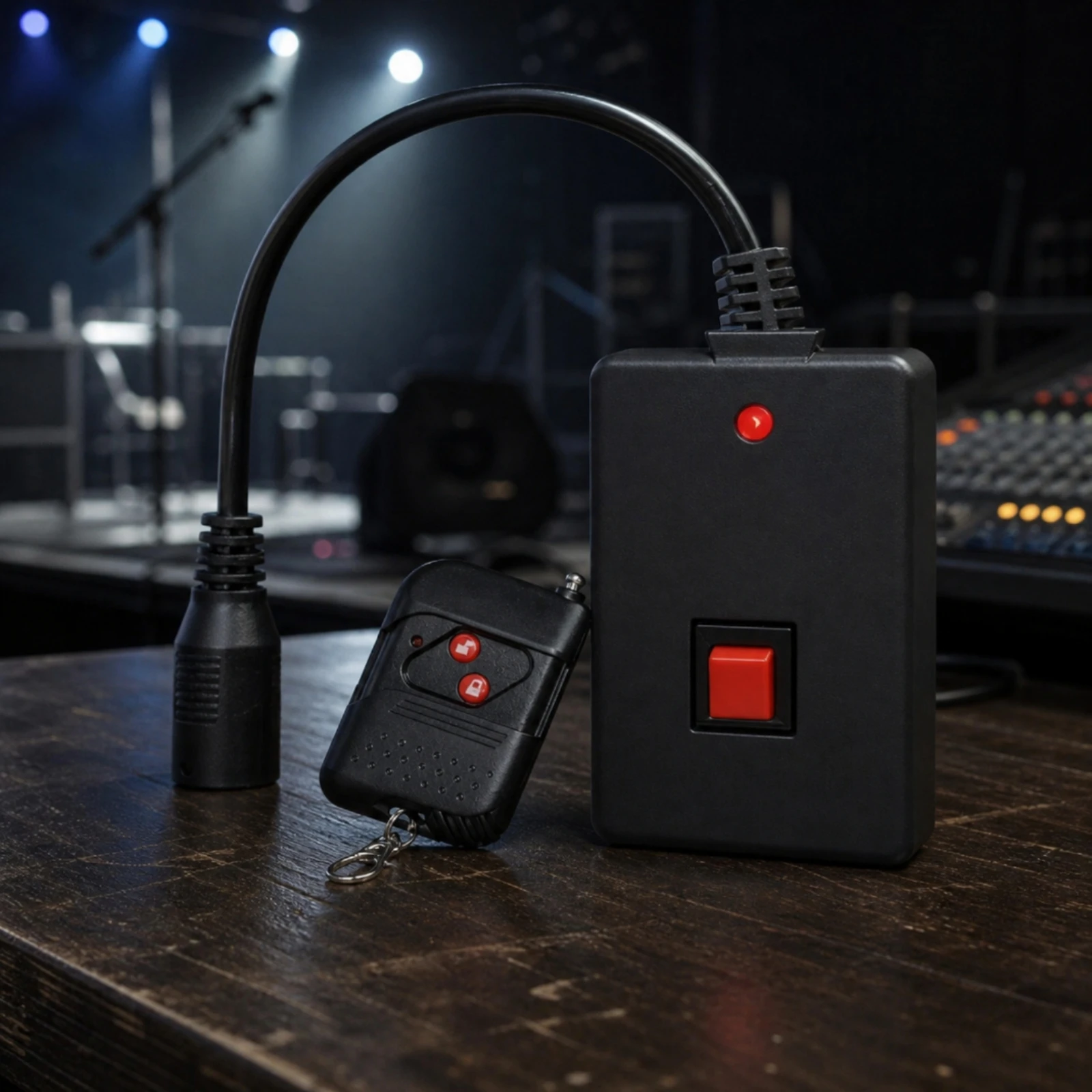 Smoke Machine Controller Handheld Smoke Machine Controller with Keychain Wired Compact for Stage Technicians, Live Events