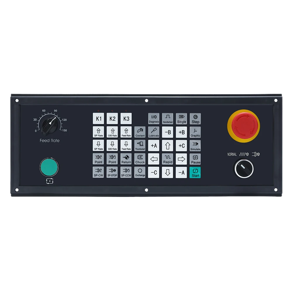 Soluzione totale con supporto USB ATC, divertimento PLC pratico tornio CNC a 4 assi che gira controller CNC, CNC1000TDb-4 per tornio e tornio