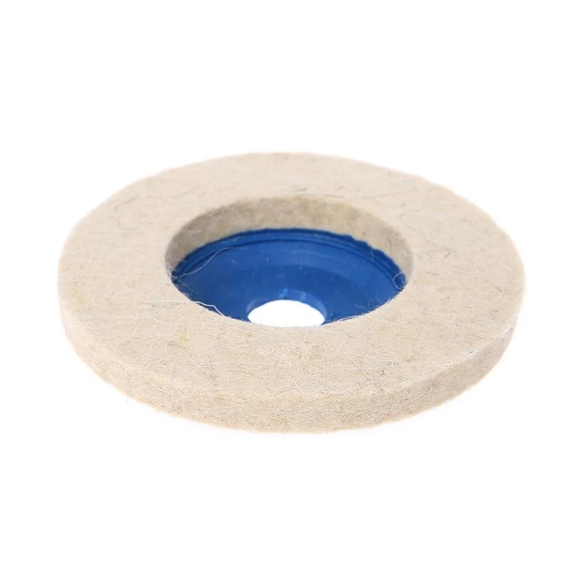 

Y1AD 5Pcs 4'' Round Polishing Wheel Felt Wool Buffing Polishers Pad Buffer Disc Tools