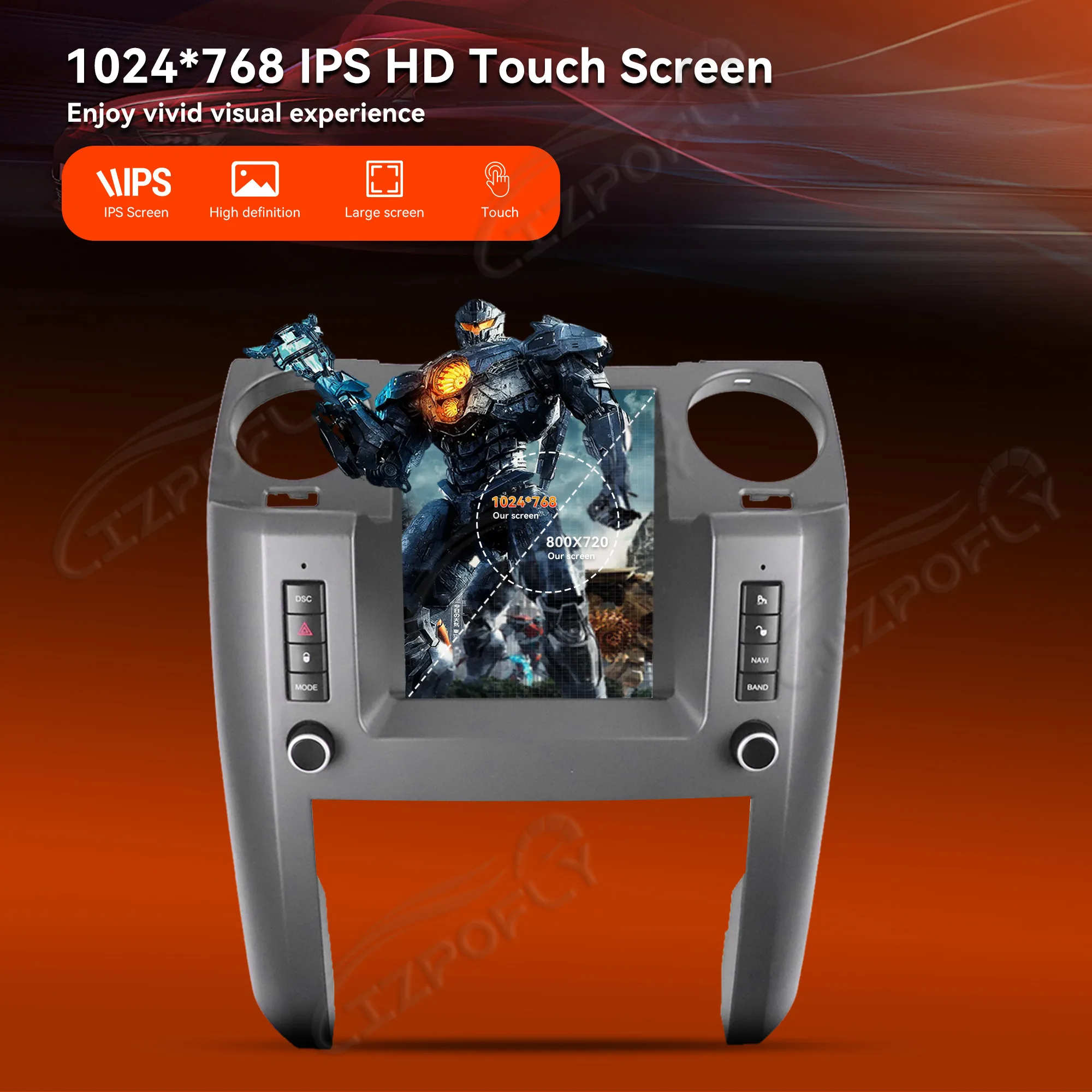 Android 13.0 Auto Multimedia Player Screen For Land Rover Discovery 3 2004-2010 TSL Carplay Car Radio GPS Navigation Head Unit