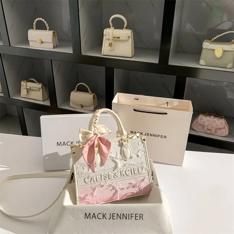 

Оригинальная большая сумка Dopane Snowflake adient из натуральной кожи, женская пригородная сумка Ma Jennifer, брендовая мягкая квадратная сумка Ape