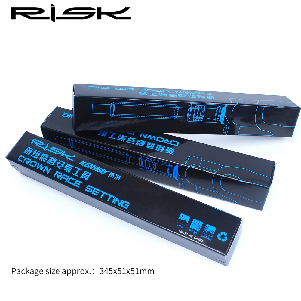 RISK Practical Bicycle Front Crown Bottom Gear Setting Tool Bicycle Front Fork Crown Installation Kit Repairing Supplies