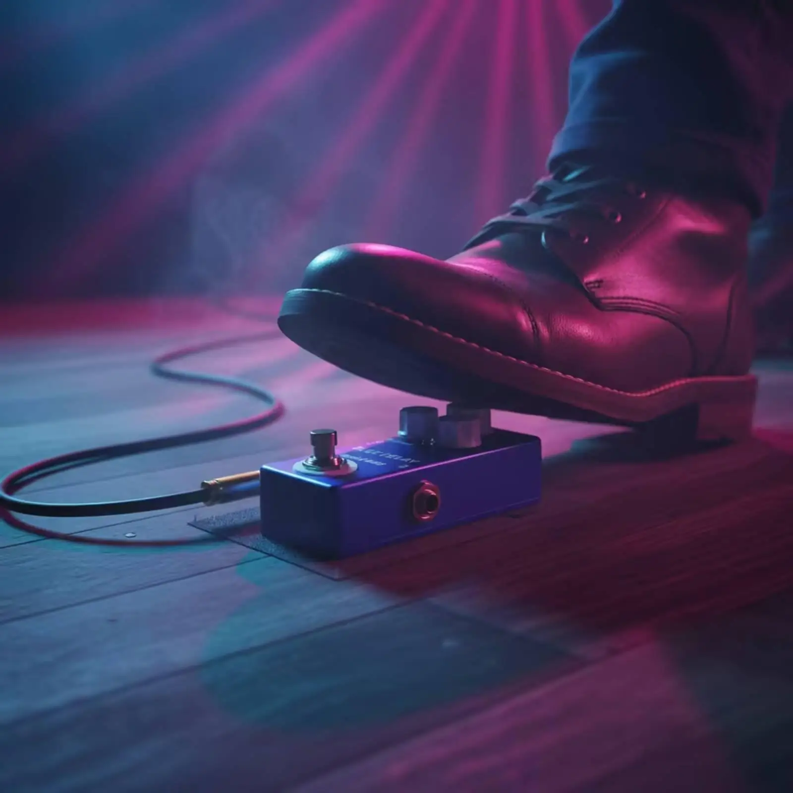 Versatile Echo Delay Pedal for Guitar with Organic Repeats for Practice and Live Shows