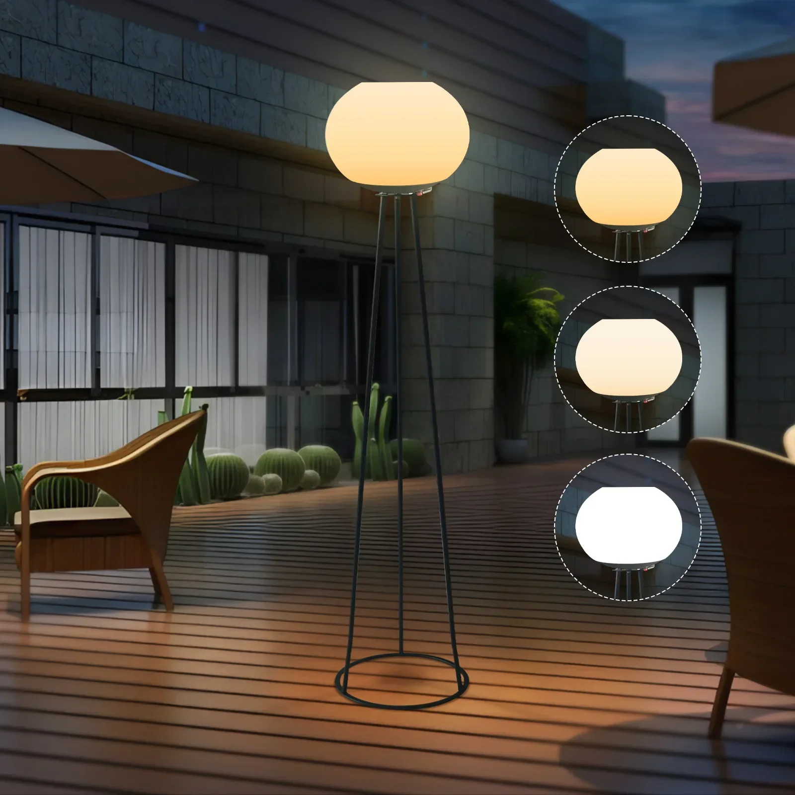 

Solar Led Lights for Outdoor Garden Moveable Floor Lamp for Bedside Lawn Waterproof Courtyard Home Decor Atmosphere Solar Light