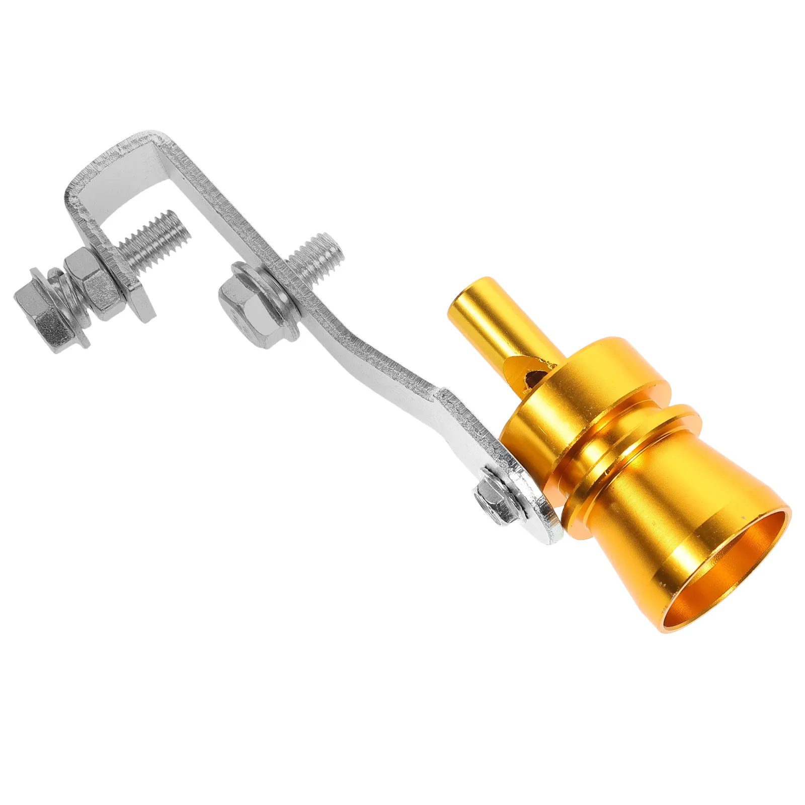 

Aluminum Car Sound Whistle Exhaust Simulator Tailpipe Blow-Off Easy Install Universal Fit Silver Size Sound Whistle
