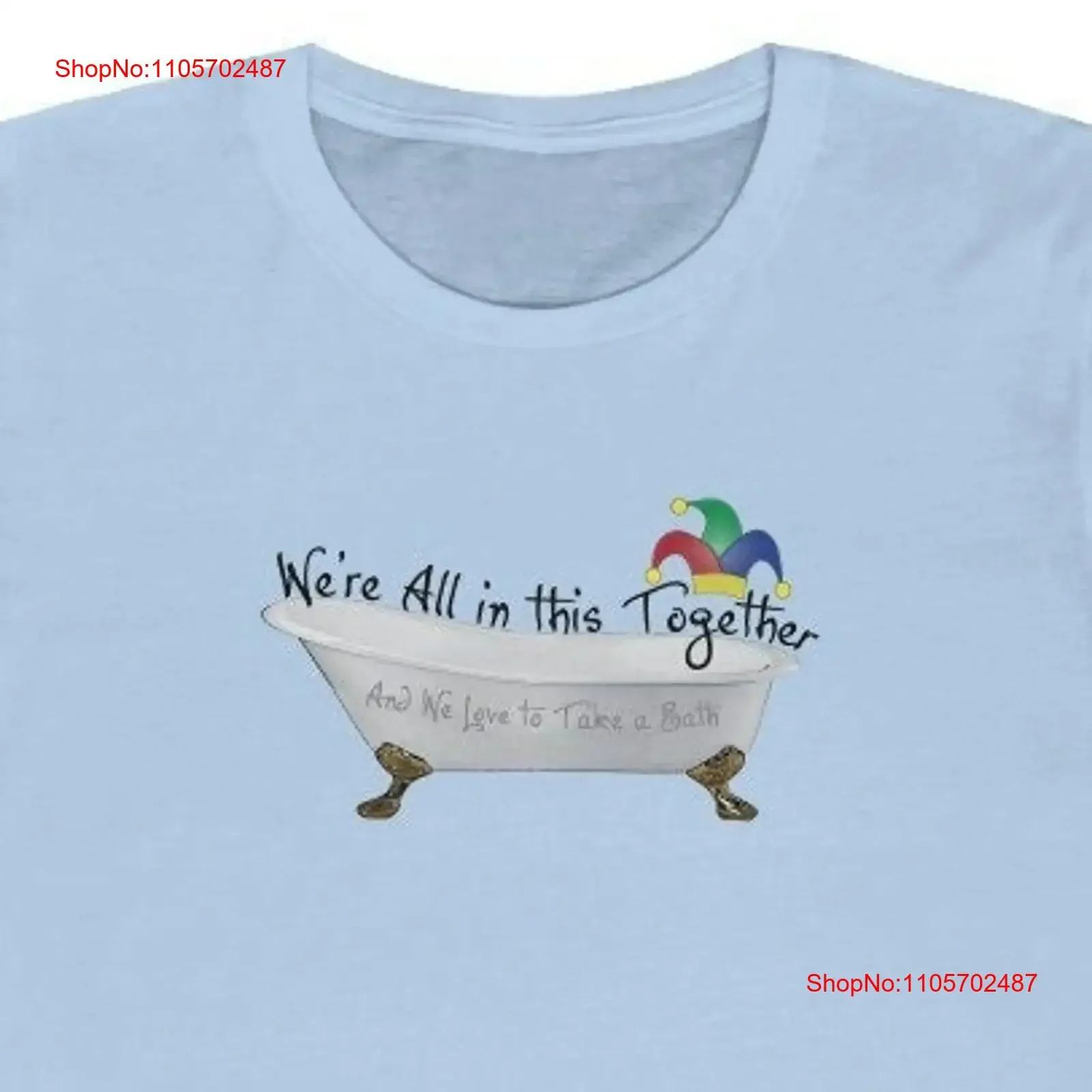 Phish Bathtub Gin Lyric Lot T Shirt We're All In The Together Concert Tour vintage Washed Breathable Unisex