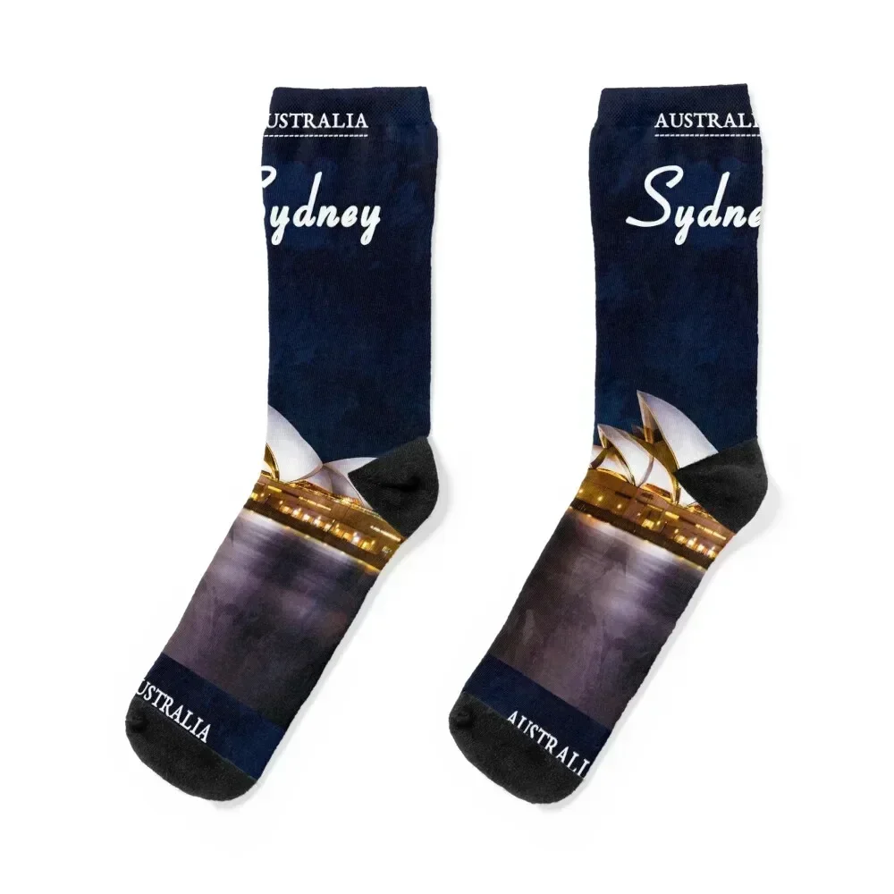 

Sydney Australia Socks designer brand funny gift Sports compression Socks Woman Men's
